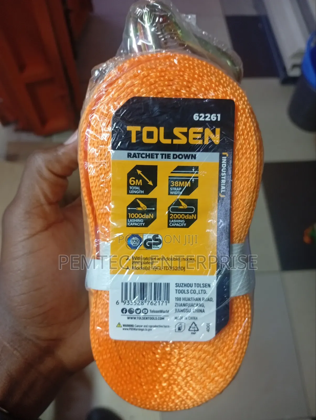 Tolsen 62261, 62265 6m, 9m Rotating Strap