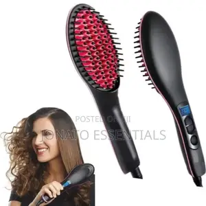Hair Straightener Comb Brush