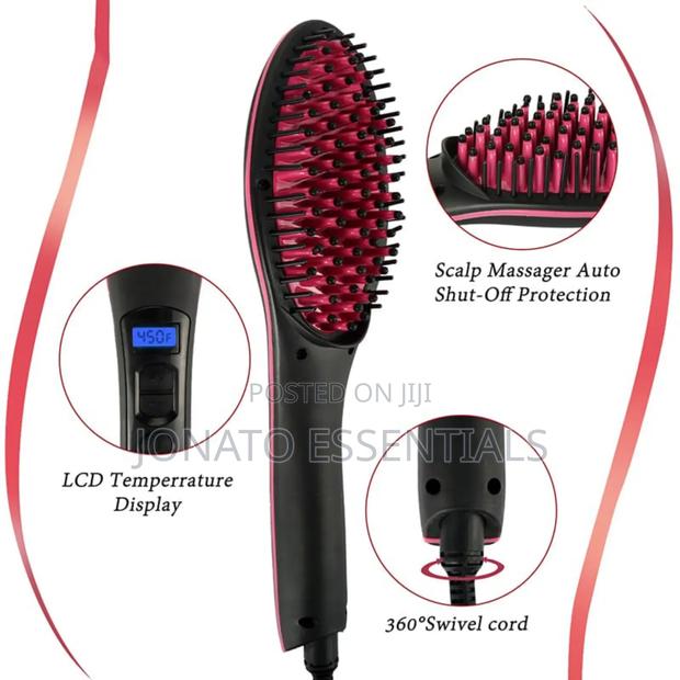 Hair Straightener Comb Brush - thumbnail 2