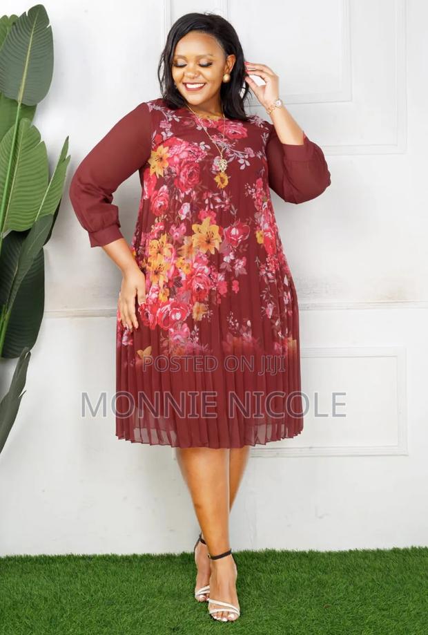 Classy Chiffon Pregnant Friendly Dress - thumbnail 2