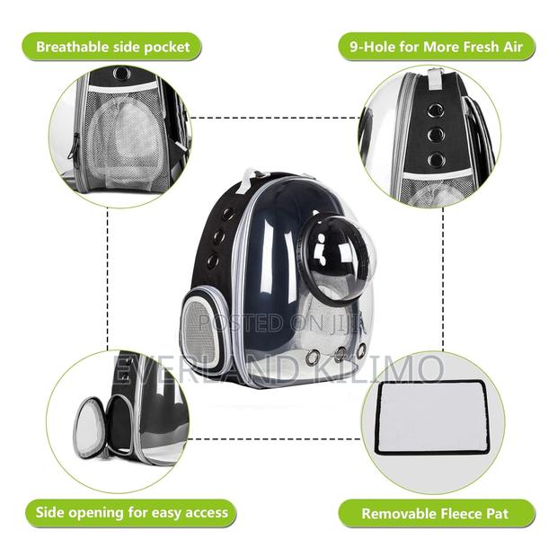 Breathable Capsule Backpack for Pets - main view