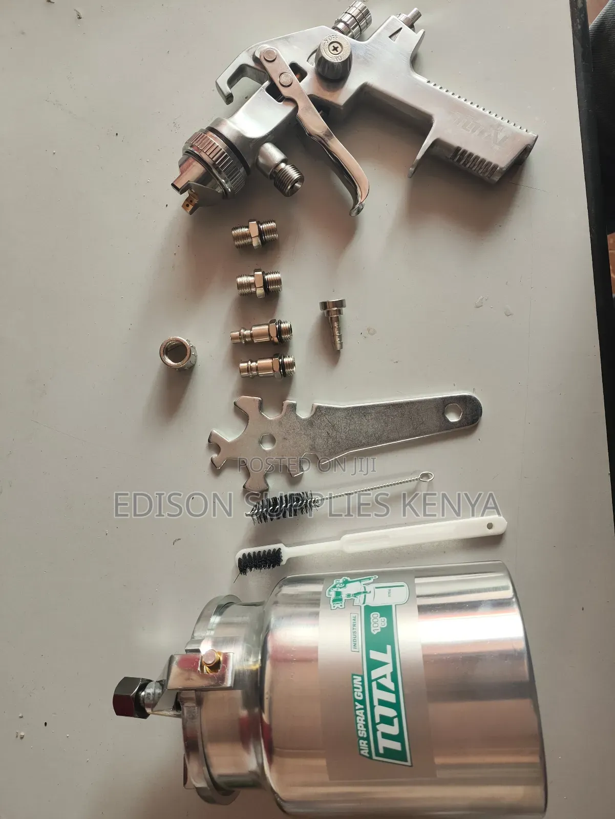 Paint Air Spray Gun 1000ml Total Air Compressor HVLP 1.4mm Nozzle