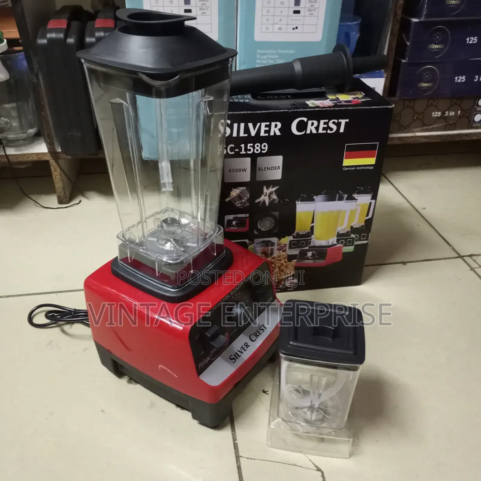 Silver Crest Blender ,2in1 Commercial Blender