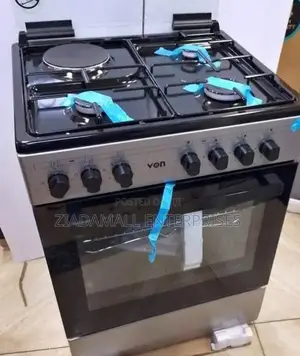 "Von 60x60 Cooker – 3 Gas Burners + 1 Electric Plate for V
