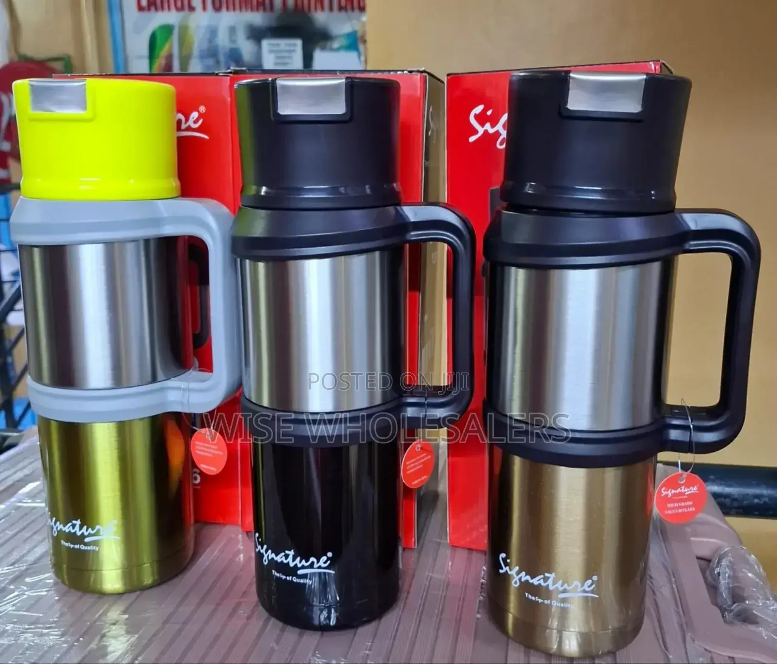 1200ml Signature  Flasks 
Available