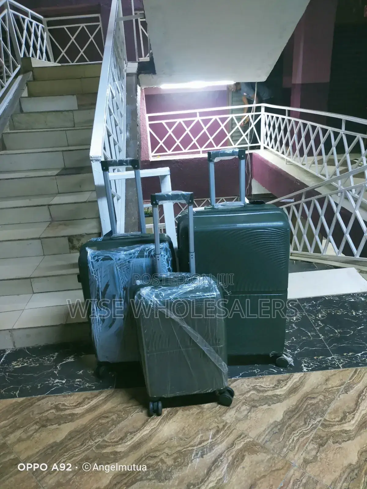 *🕸Unbreakable Rubber Suitcase  Pp 3-in-1 Suitcase Set*