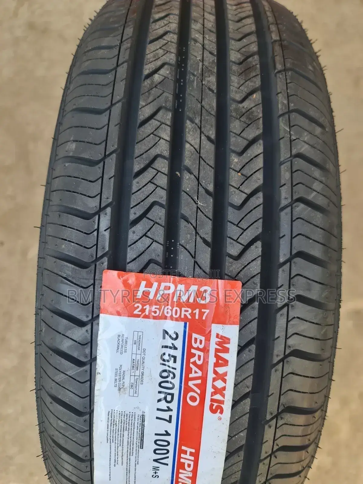 215 /60 R17 Maxxis Tyres