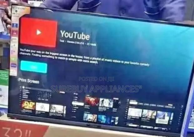 Vitron 32"Inch Bluetooth/Frameless Smart Android Tv Inbuilt - thumbnail 2