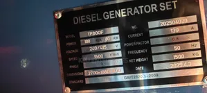 Generator 105kva Water Cooled