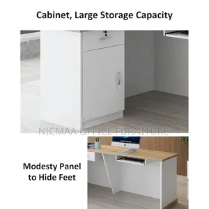 Frontedge L-Desk Reception Power Hub