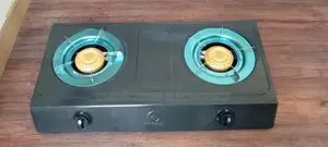 Eurochef Black 2 Burner Cooker
