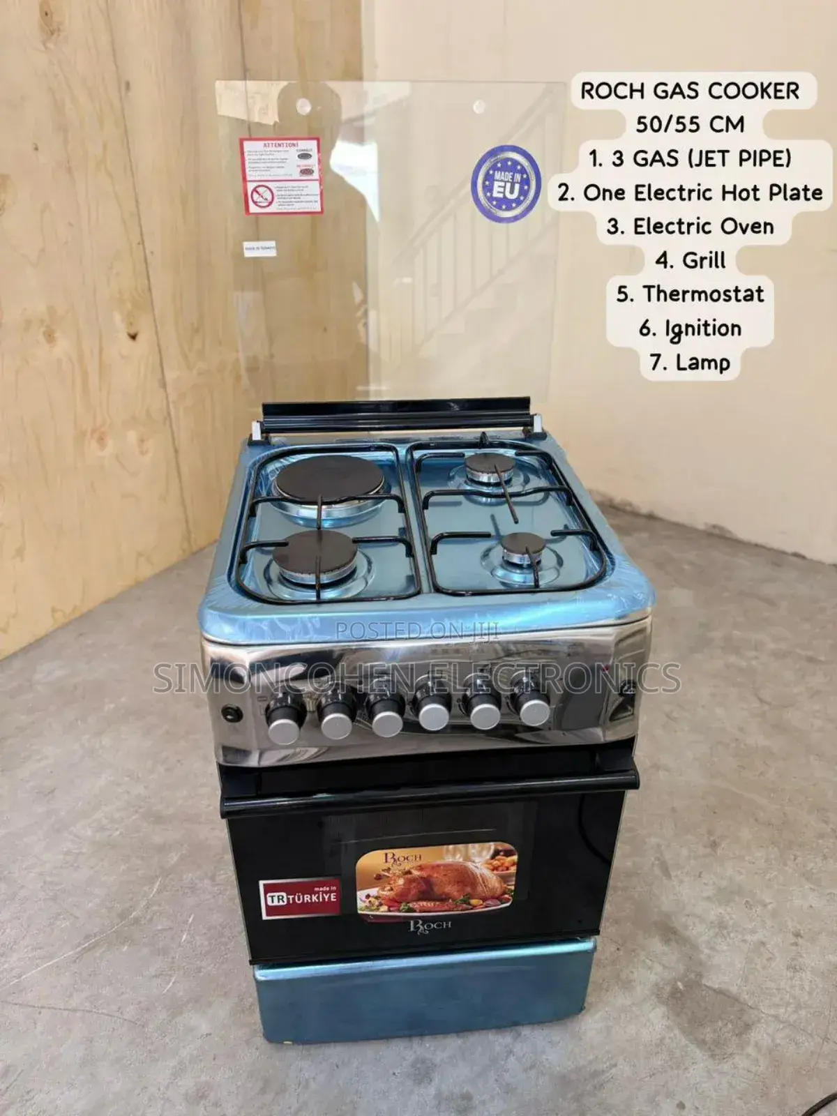 Roch(50*55) 3g+1e Standing Cooker