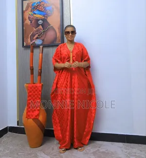 Orange Maxi Dress💯. Ruracio Dress/Wedding Dress