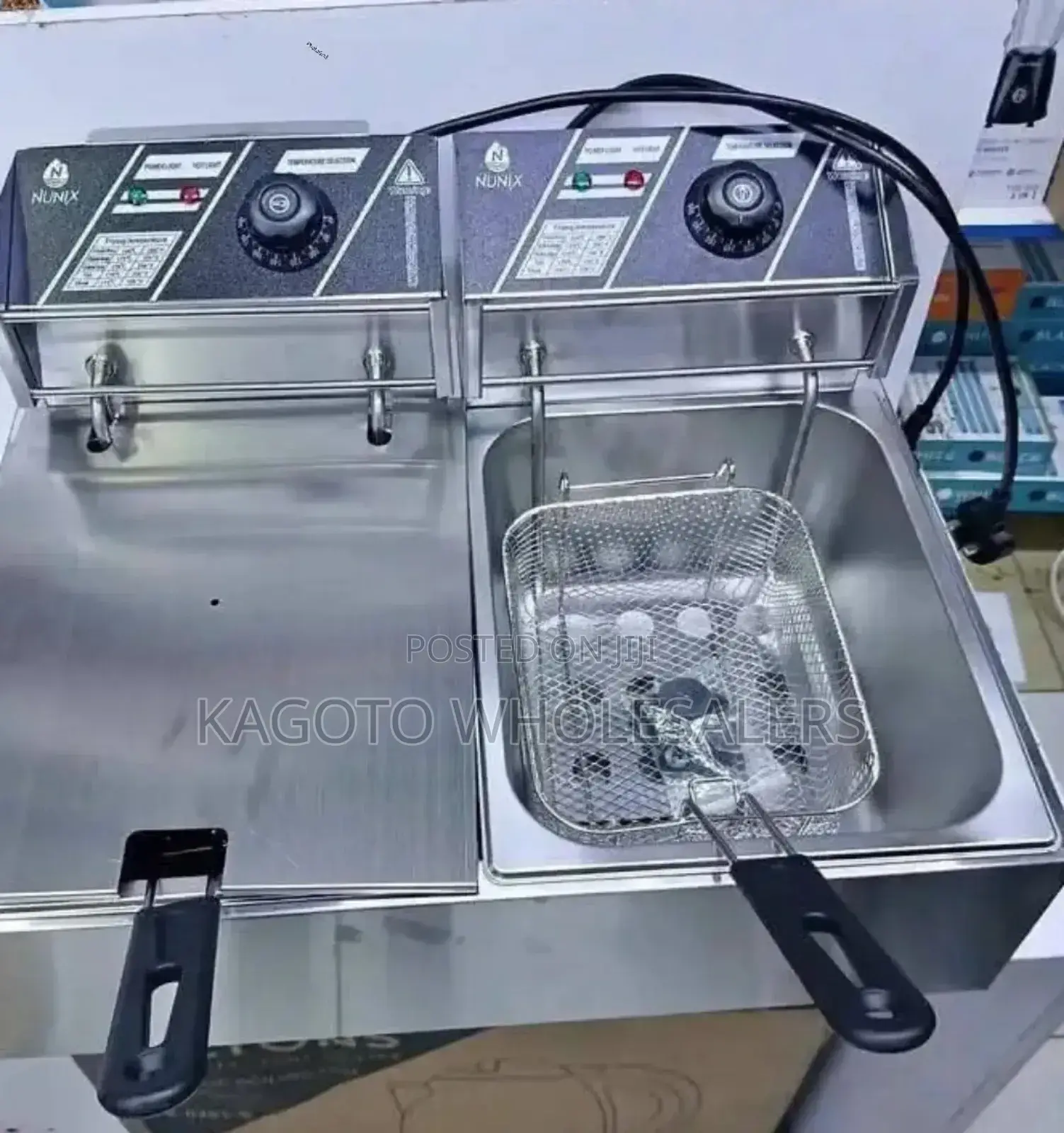 6l +6l Nunix Double Fryer