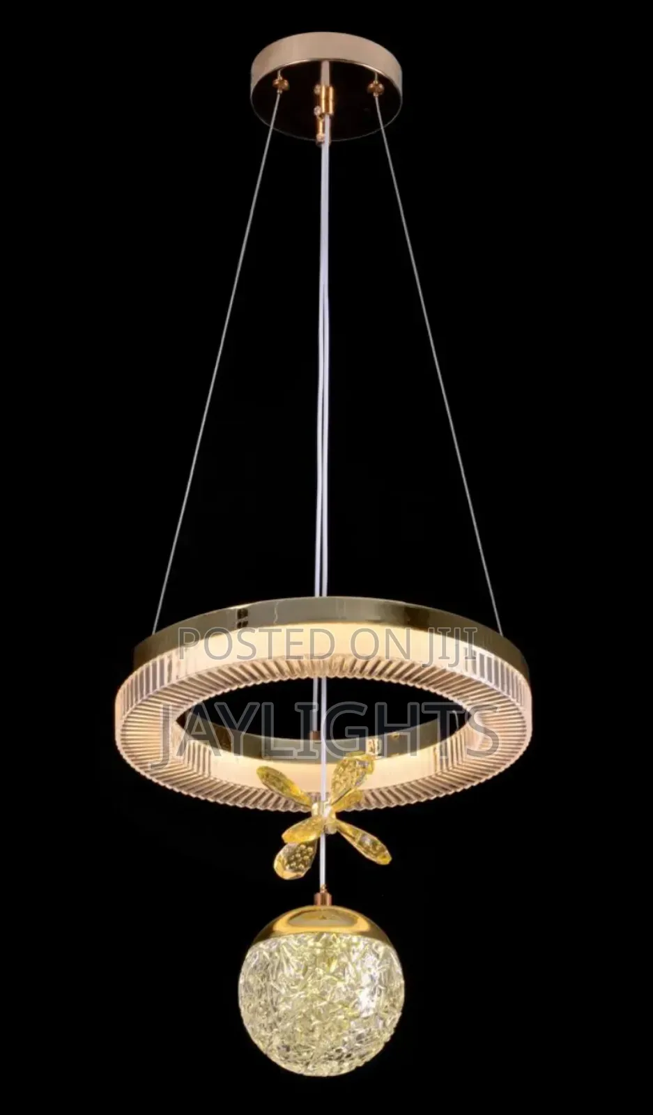 Led Ceiling Round Chandelier Pendant Hanging Light
