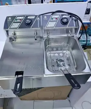 Electric Nunix Double Fryer 6 Litres + 6 Litres