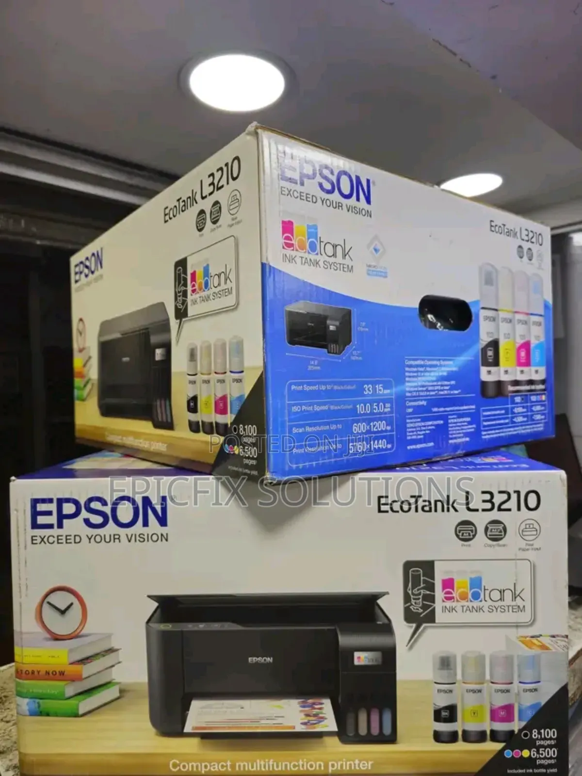 Remarkable Quality and Speed L3210 Meets Printing Needs.