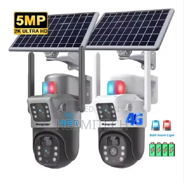 V380 Pro Solar Powered Surveillance Security PTZ CCTV