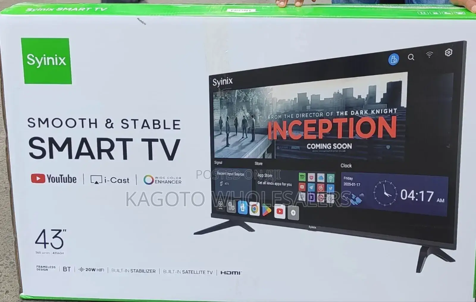 Syinix 43 Inch Smart Tv