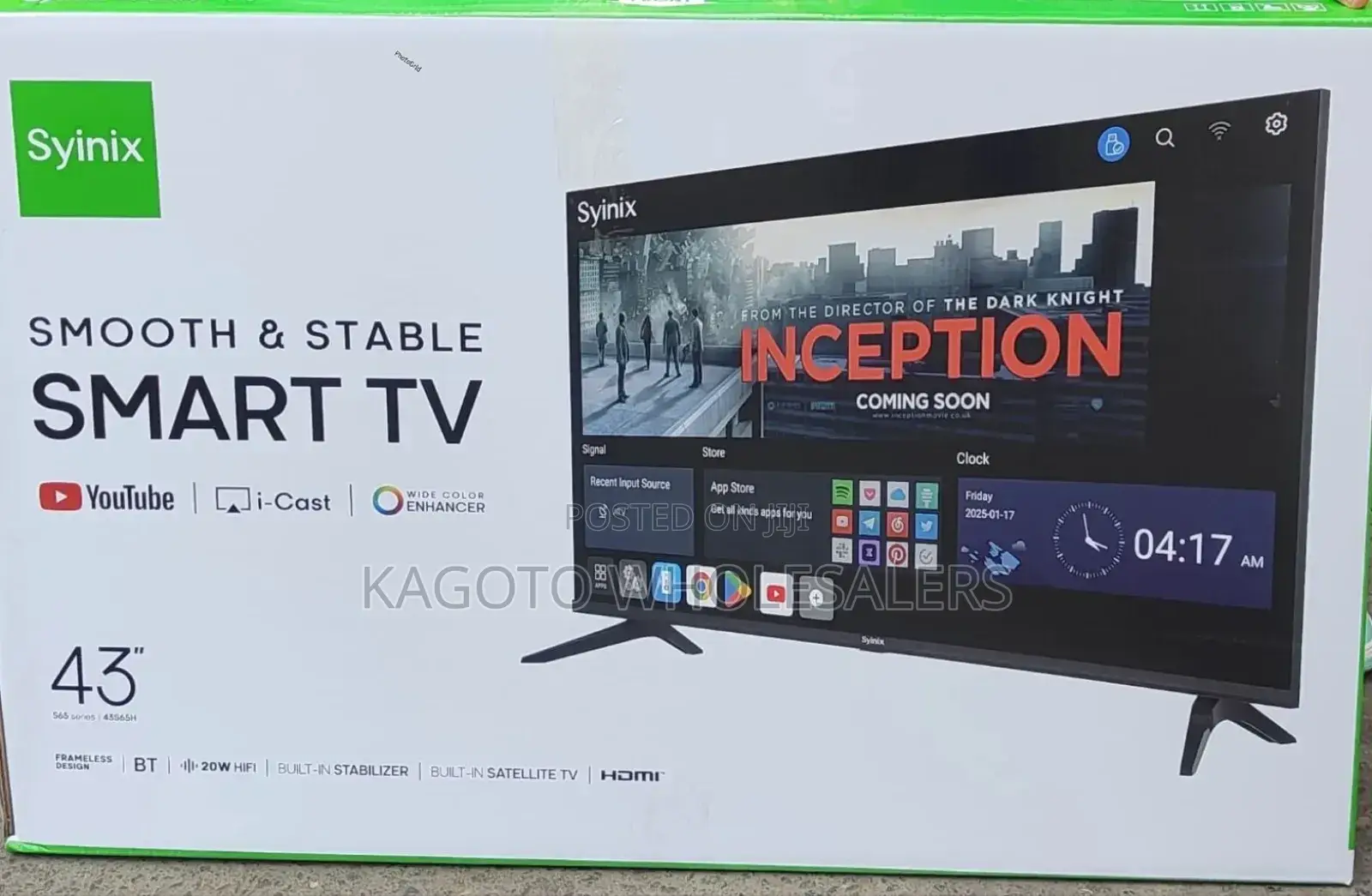 Syinix 43 Inch Smart Tv