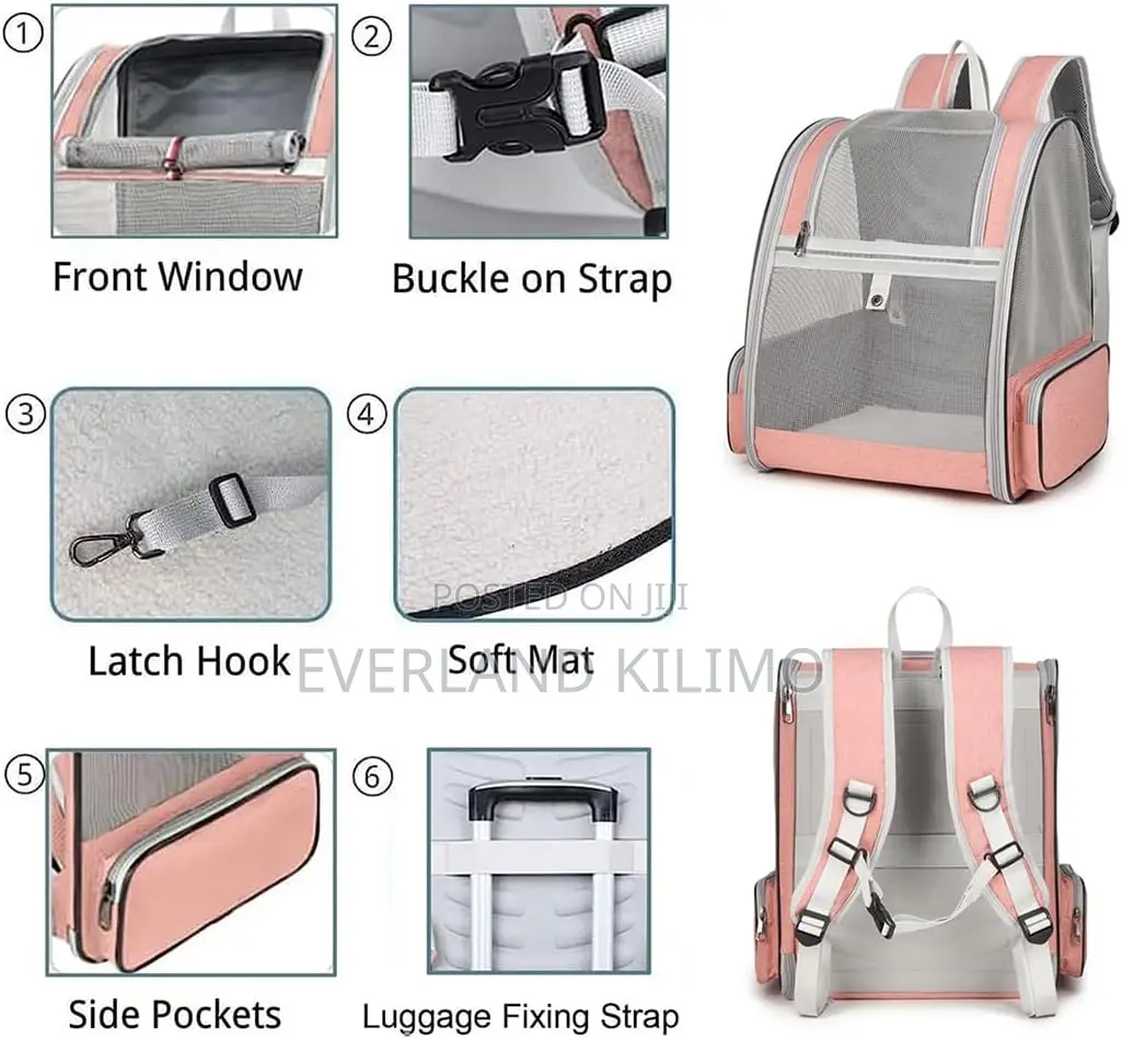 Backpack Carrier for Small Cats and Dogs