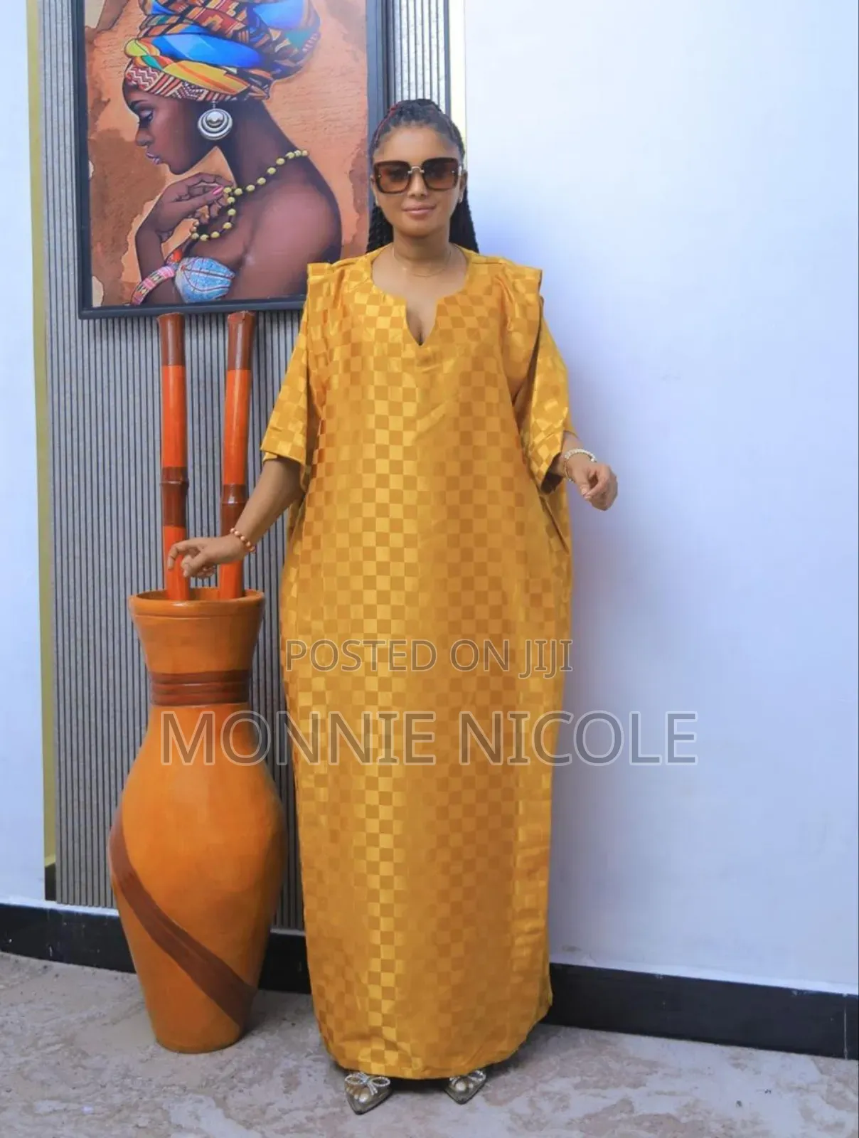 Unique Mustard Maxi Dress. #Weddingguest
