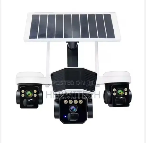 V380 Pro 4g Three Lens 6mp Ip PTZ Solar CCTV