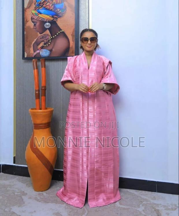 Baby Pink Maxi Stylish Dress