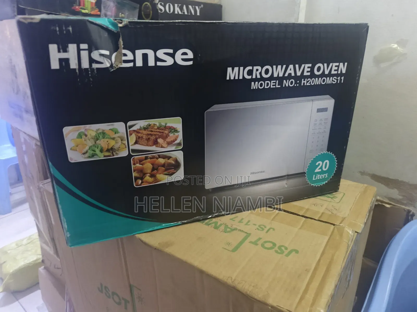Hisense 20litres Digital Microwave Silver