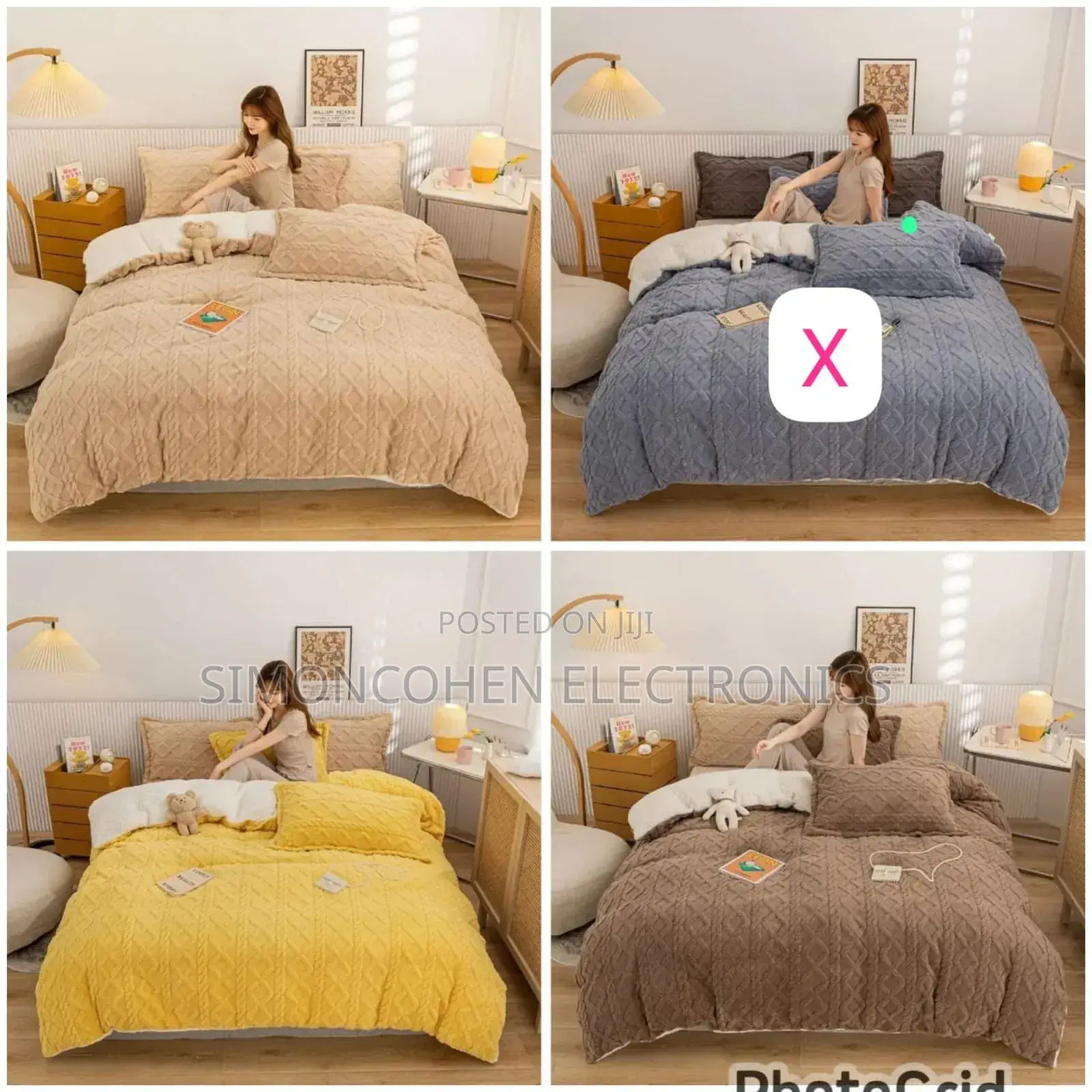 King Size Warm Winter Quilt Set/ Duvet Set