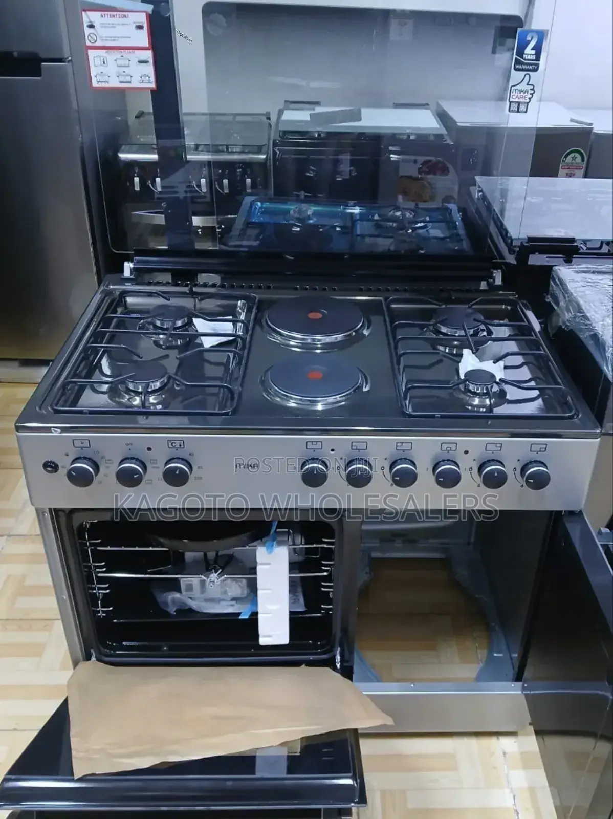 Mika 60 by 90 Standing Cooker 2+4