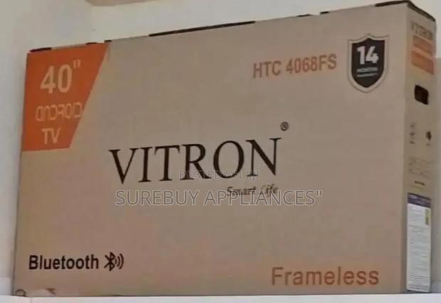 Vitron 40" Inch Frameless Smart Tv Bluetooth Android - main view