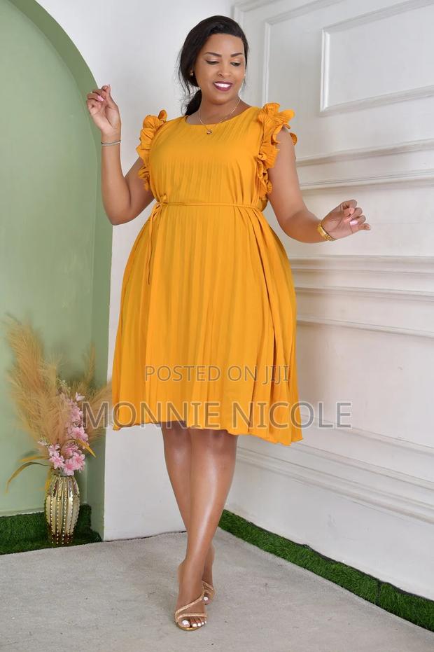 Pleat Shift Dress - main view