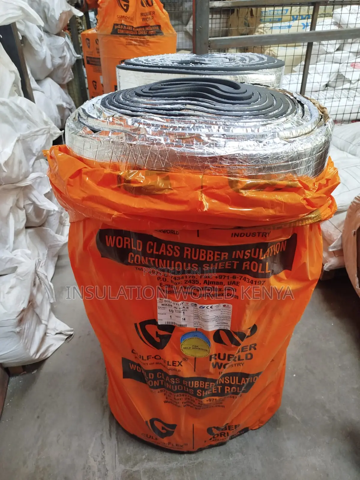 Armaflex Insulation Roll (Foil +Adhesive)14mx1mx12.5mm(1/2")