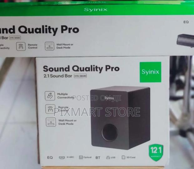 Syinix Syn‐580 Bluetooth Soundbar – Deep Bass Clarity