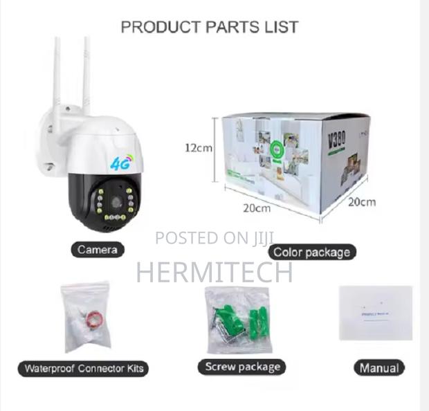 V380 4g Sim Card Outdoor Camera 3mp Security PTZ - main view