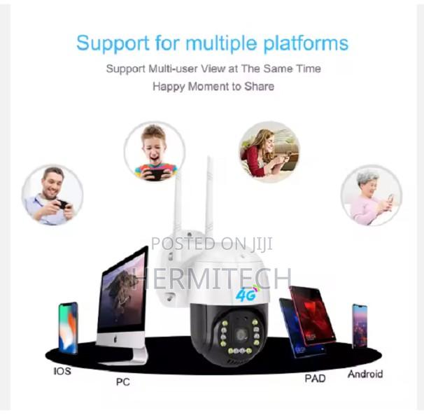 V380 4g Sim Card Outdoor Camera 3mp Security PTZ - thumbnail 3