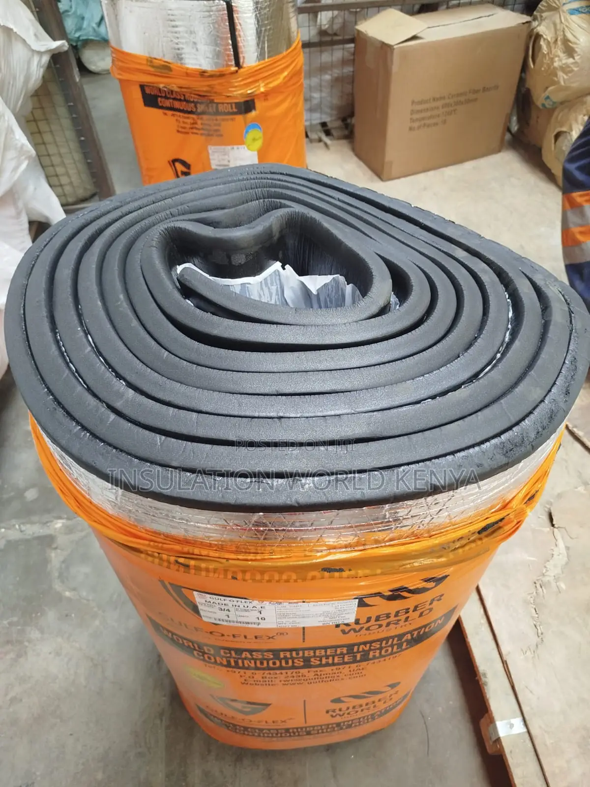 Armaflex Insulation Roll (Foil +Adhesive)10mx1mx19mm(3/4")