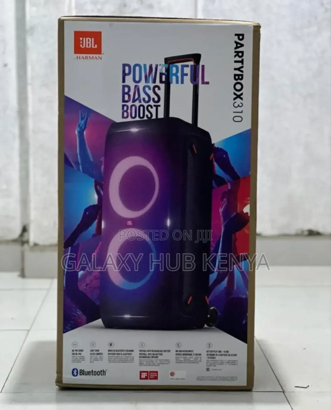 JBL Partybox 310 Portable Bluetooth Speaker