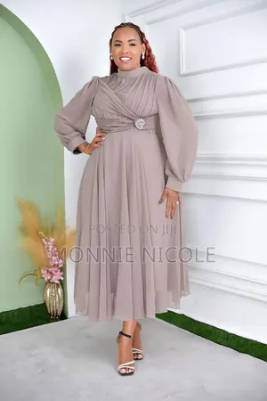 Nude Chiffon Dresses