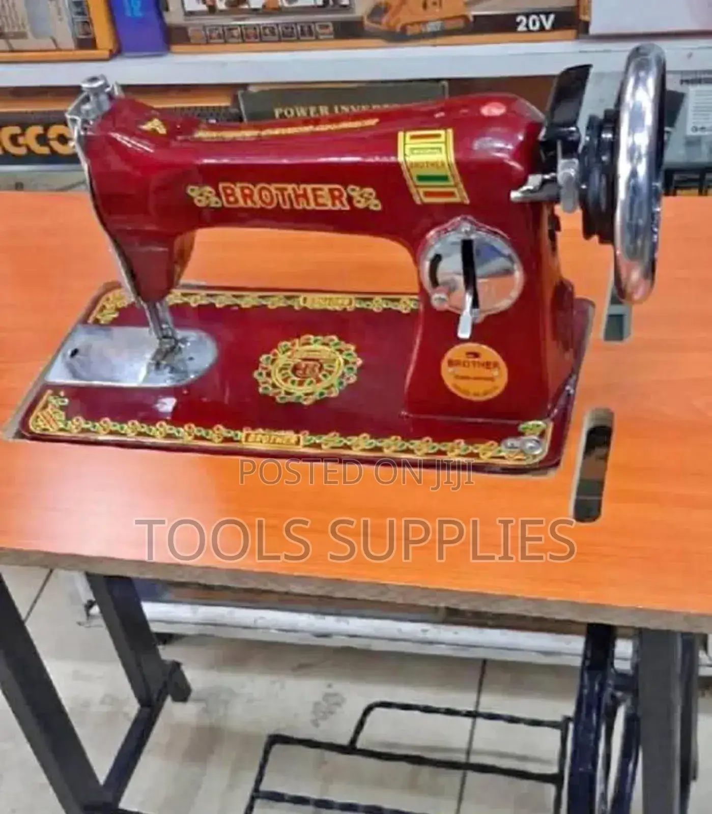 Sewing Machine Head + Table (Brother)