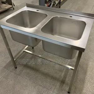 Custom Made Stainless Steel Tables Sinks, Racks