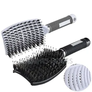 Curved Vented Detangling Comb_ca