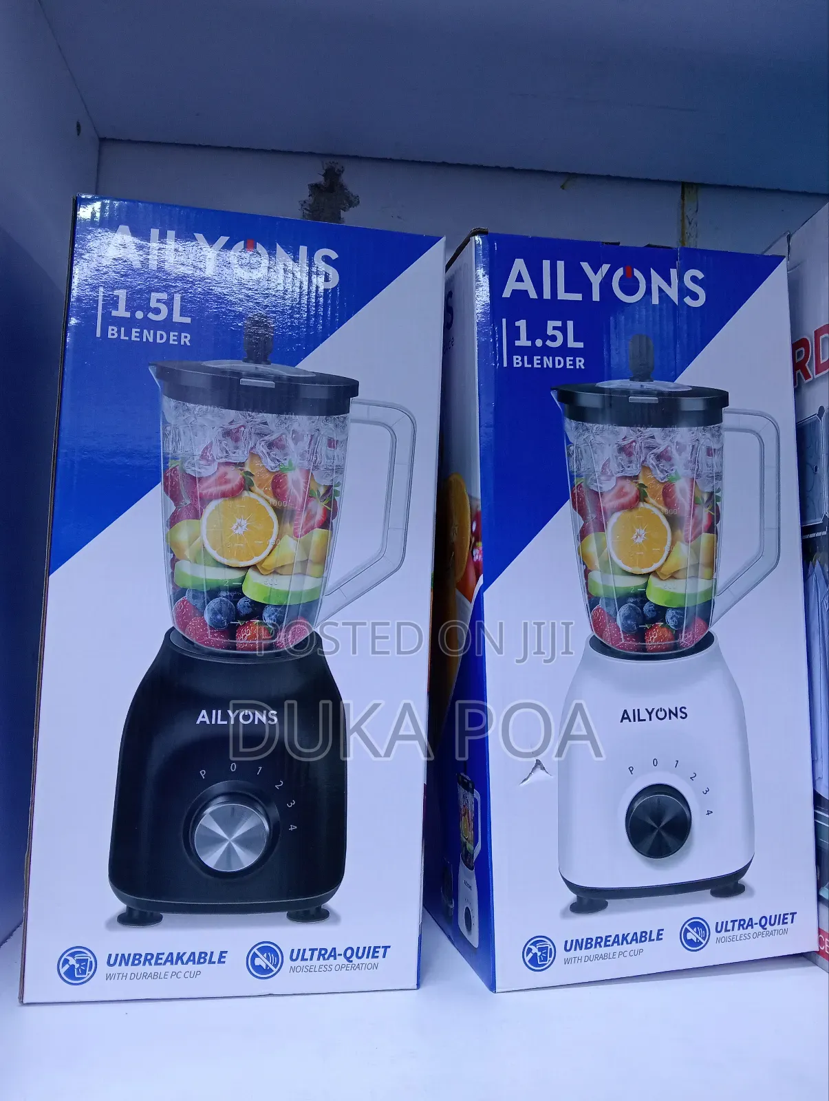 Blender Ailyons 2 in 1 Blender With Grinder 1.5litres