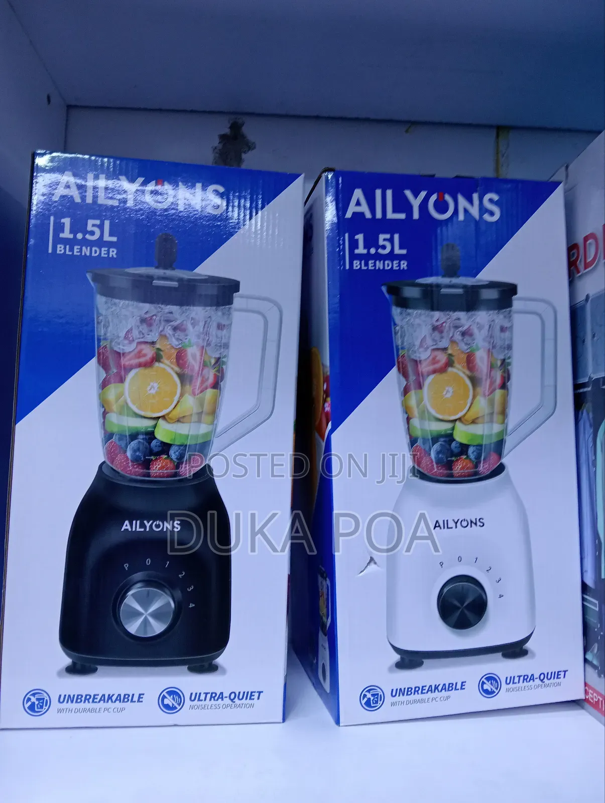 Blender Ailyons 2 in 1 Blender With Grinder 1.5litres