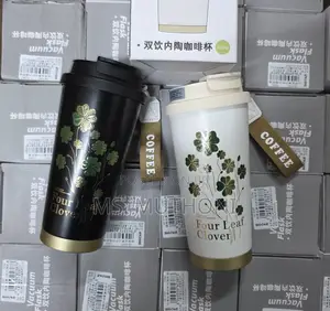 Four Leaf Clover Insulated Tea Cups (520 Ml )