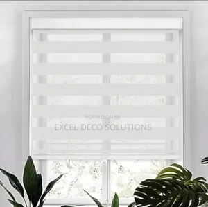 Neutral Beige Zebra Shade