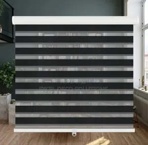 Dusty Rose Zebra Roller Blind