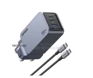 Ugreen Nexode Pro 65w 3-Port Gan Fast Charger Uk Grey+1.5m