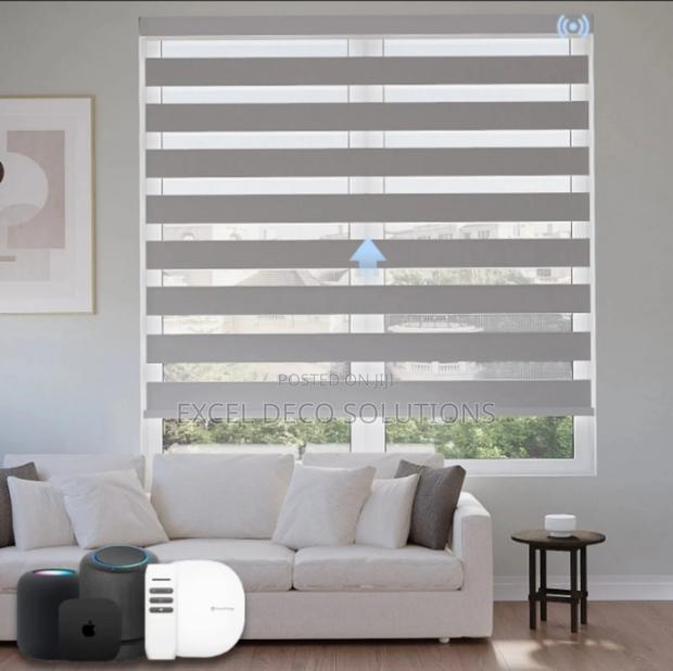 Urban Slate Zebra Blind - main view